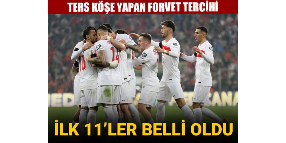 Türkiye, İspanya Deplasmanında Dünya Kupası için sürpriz Deniz Gül, her iki takımın ilk 11'leri açıkladı!