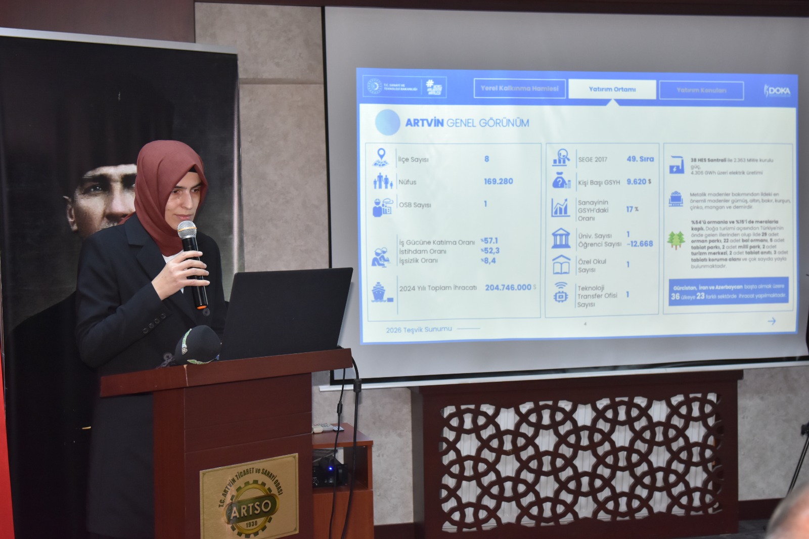 Artvin’de Ekonomik Kalkınma İçin Yeni Adımlar: Yerel Projeler Masada