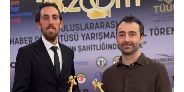 Düzceli Gazeteci Hoşbaş'a Zoom'da Ödül: Gazze'nin Sesi Duyuldu