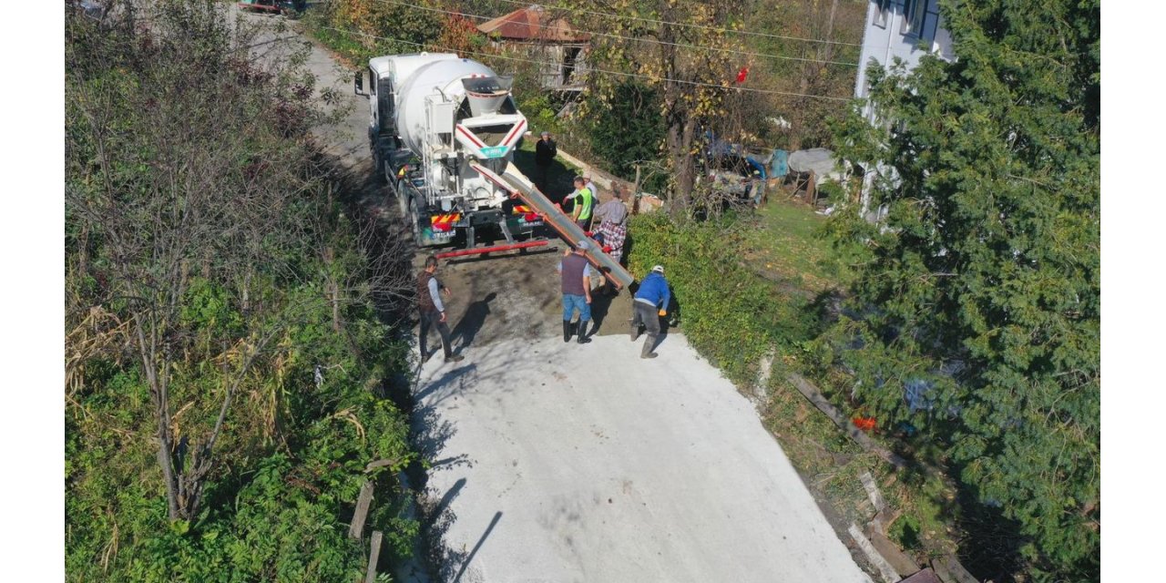 Ordu'nun Ünye Yollarında Beton Rönesansı: Kırsal Ulaşım Rahatlıyor