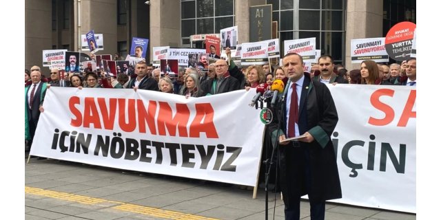 Ankara'da "Savunma Nöbeti": Avukatlar Hukuk ve Adalet İçin Ayakta!