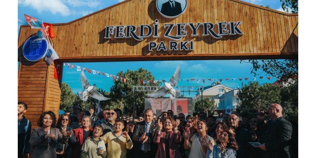 Didim'de Vefa: Ferdi Zeyrek'in Adı Yeni Parkta Yaşayacak