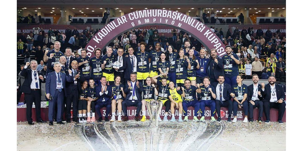 Fenerbahçe'den Mersin'e Basketbol Dersi: 14. Kupa Sarısı!