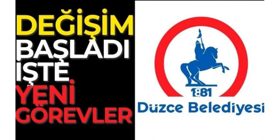 Düzce Belediyesi'nden 2025 İçin Kritik Atama ve Görev Değişiklikleri