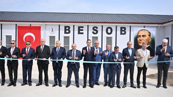 Ahmet Akın'dan BESOB'a destek: Yeni hizmet binası açılışı yapıldı