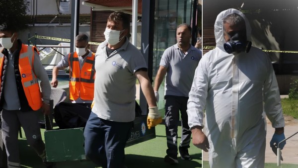Antalya Muratpaşa'da 1 ay önce ölen çürümüş erkek cesedi panoda bulundu