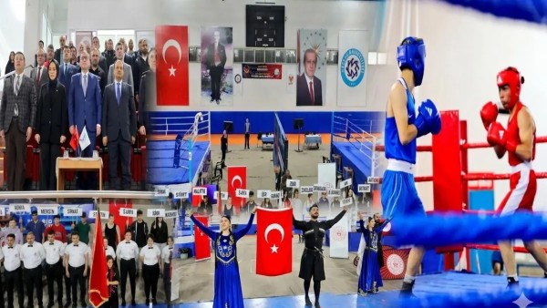Kars'ta Boks Gençler (A) Türkiye Şampiyonası Heyecanı