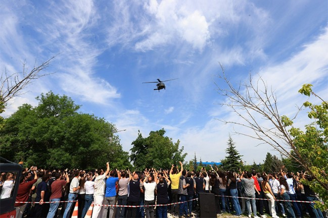 TEI'nin Yerli Helikopter Motoru ile Özel Uçuş Etkinliği Gerçekleşti