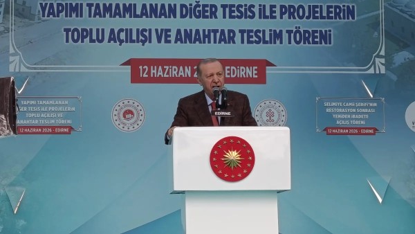 Cumhurbaşkanı Erdoğan Edirne'de 19 Milyar Liralık Yatırımları Açıkladı
