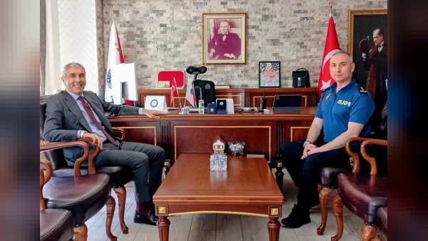 Beypazarı İlçe Emniyet Müdürü Umut Aytekin’e Kaymakam Ünal Coşkun’dan ziyaret