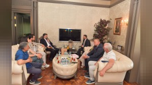 Ankara Kent Konseyi Başkanı Yılmaz, Kuryeler Esnaf Odası Başkanı Akpınar’ı ağırladı