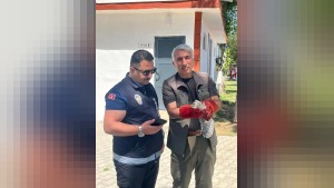 Battalgazi Zabıta ekipleri Kırkgöz Sahil Parkı’nda yavru baykuşu koruma altına aldı