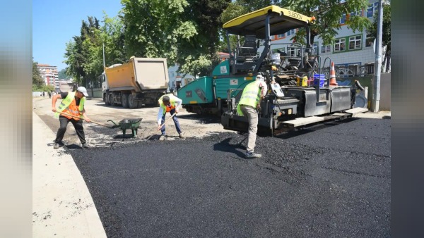 Giresun Teyyaredüzü’nde 31,5 milyon liralık asfalt ve asbest boru yenileme çalışması başladı