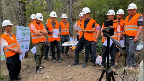 Antalya Gazipaşa’da 11 aday MYK belgesi için teorik ve uygulamalı sınava girdi