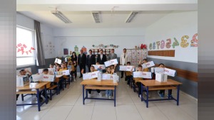Hatay Samandağ’da 2025-2026 eğitim yılı karne dağıtımı töreni yapıldı