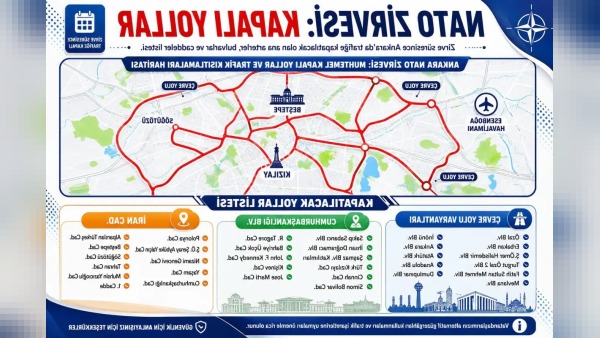 Ankara'da 28 Haziran-10 Temmuz arasında NATO Zirvesi için geniş güvenlik ve ulaşım önlemleri