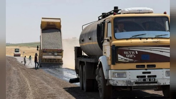 Şanlıurfa'da Külünçe-Atlıkonak Arasındaki 4,5 Kilometrelik Kırsal Yol Yenilendi
