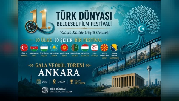 2026 Türk Dünyası Belgesel Film Festivali finalistleri ve ödül töreni Ekim’de Ankara’da