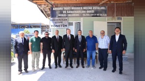 ATO Başkanı Gürsel Baran’dan Yuvaköy Mermerciler Sitesi’nde nitelikli iş gücü ve yerli taş çağrısı