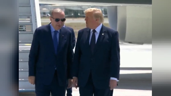 ABD Başkanı Trump, Erdoğan davetiyle Ankara’ya ulaştı: NATO’da görüşmeler
