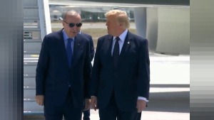 ABD Başkanı Trump, Erdoğan davetiyle Ankara’ya ulaştı: NATO’da görüşmeler
