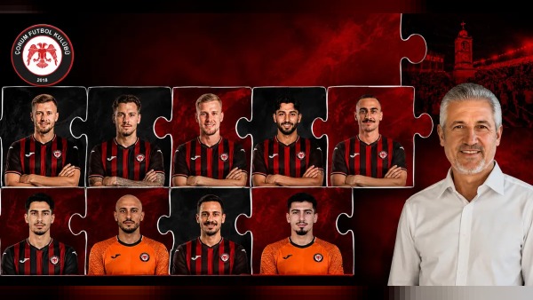 ARCA Çorum FK, dijital lansmanla 9 transferi saat saat duyurdu