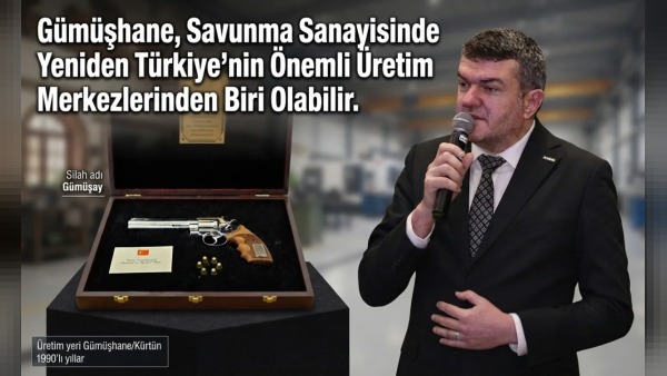 Cihan Canlı: Gümüşhane’nin savunma sanayisi üretim tecrübesi yeniden ele alınmalı