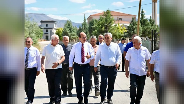 Kuyulu’da kilit taşı ve kaldırım incelemesi: Park da gezildi