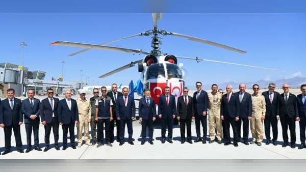 KKTC’de yangın helikopteri: 2,5 ton su kapasitesi konuşlandırılıyor