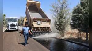 Viranşehir’de 9 kilometrelik grup yol yenilendi: Bozuk yol hedefi