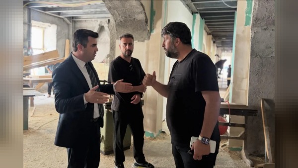 Susuz’daki Yeni Hükümet Konağı restorasyonu yerinde incelendi