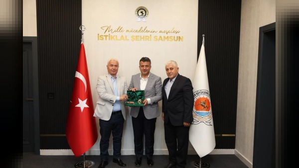 Hamdi Erdem ve Erol Kutlu, Samsun’da şampiyona öncesi Halit Doğan’ı ziyaret etti