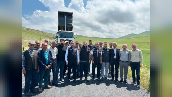 Kars’ta 9,5 km grup köy yolu BSK asfalta kavuşuyor: 6,5 km tamam