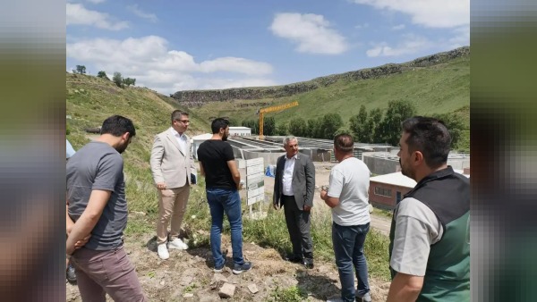 DSİ 24. Bölge teknik ekibi Kars’ta iki projeyi inceledi: Atıksu ve Kağızman Barajı