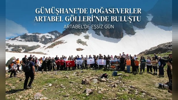 Gümüşhane’de Artabel Doğa yürüyüşü: 95 kişi doğada buluştu