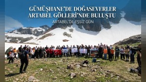 Gümüşhane’de Artabel Doğa yürüyüşü: 95 kişi doğada buluştu