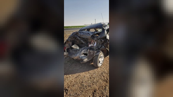 Ceylanpınar-Kızıltepe yolunda 16’ncı km: Hafriyat kamyonu arkadan çarptı