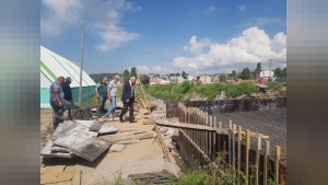 DSİ Sarıkamış’ta taşkın kontrol projesini yerinde inceledi