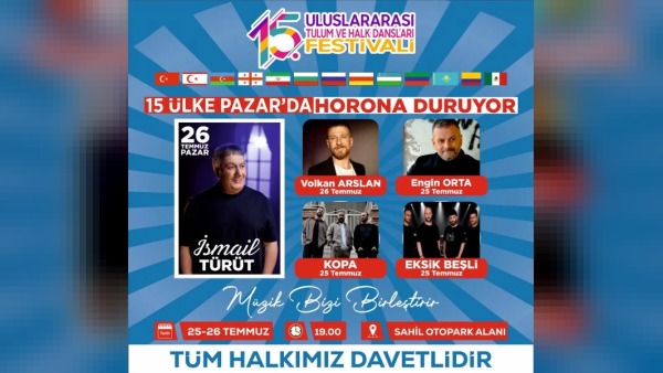 Rize Pazar’da uluslararası halk dansları festivali: 25-26 Temmuz