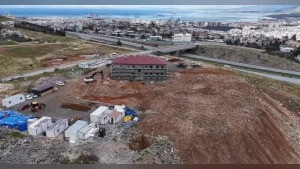 Hatay Valisi Masatlı, yeni hizmet binasının yapım sürecini yerinde inceledi