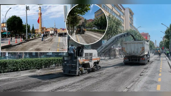 Çorum’da Gazi Caddesi asfalt yenilemesi: Saat Kulesi–Valilik arası kapalı