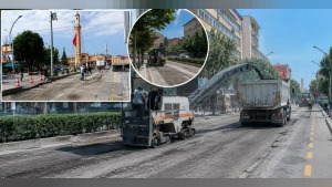 Çorum’da Gazi Caddesi asfalt yenilemesi: Saat Kulesi–Valilik arası kapalı