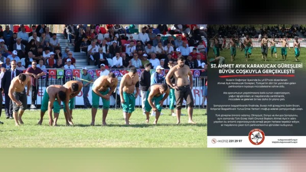 Salim Ercan, Başpehlivanlık finalinde Yunus Emre Yaman’ı mağlup etti