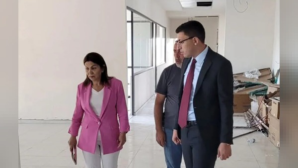 Kaymakam Yeni Kaymakamlık Binası’nda incelemelerde bulundu
