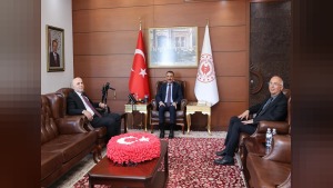 Zonguldak BEÜ Rektörü Ulusoy, Vali Hacıbektaşoğlu’nu makamında ziyaret etti