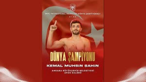 Kemal Muhsin Şahin, Vinnytsia’da WMC 81 kg dünya şampiyonu oldu