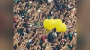 Kocaelispor–Amedspor maçında ‘sarı torba’ sallayanlara 5 kişi için gözaltı kararı