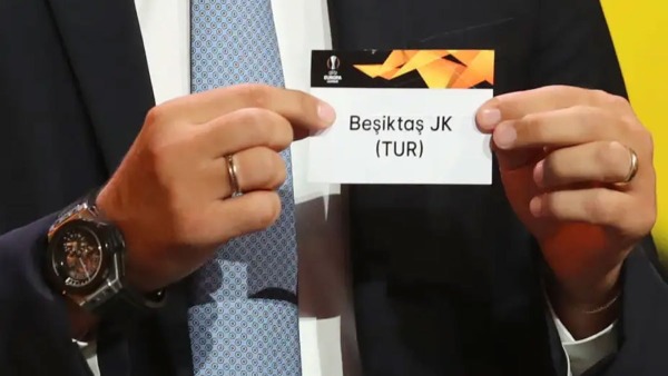 Beşiktaş’ın UEFA Avrupa Ligi lig aşaması rakipleri belli oldu: 8 takım
