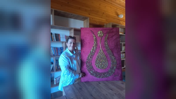 Geleneksel el sanatlarından olan “filografi “ kursuna yoğun ilgi