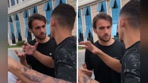 Yunus Akgün, Beşiktaşlı taraftarın kartal pençesiyle şaşkınlık yaşadı